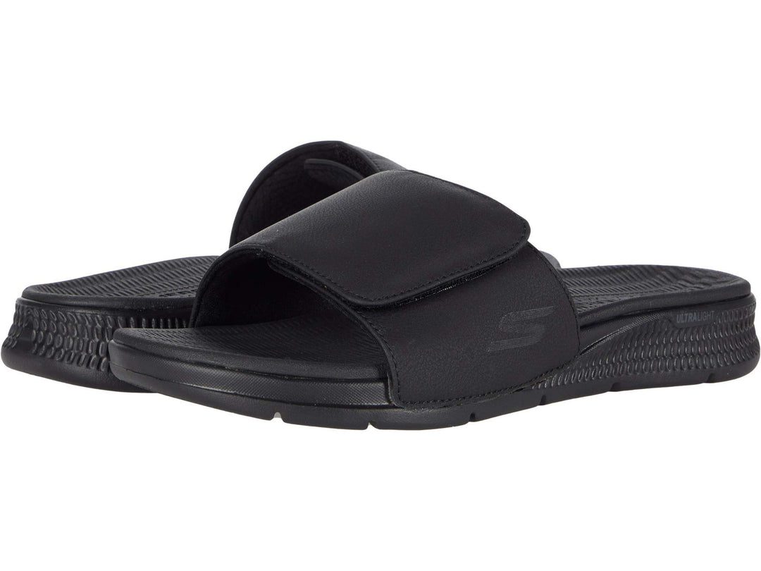 Skechers Herren Go Consistent Sandal Watershed Slide Schiebe-Sandalen 41 EU Black Synthetic, 41 EU B