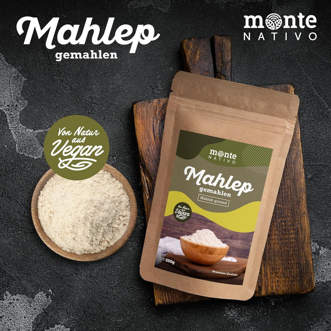 Mahlep gemahlen Monte Nativo (250g) - Mahleb - Mahlepi - Mahlab - Schonend getrocknete und gemahlene