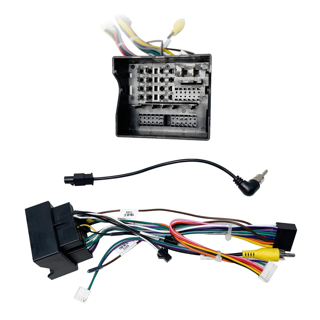 52 Pin Autoradio Kabelbaum Kompatibel mit VW (2015+ Modelle) – Für Golf, Jetta, Passat, CC, EOS, Tig