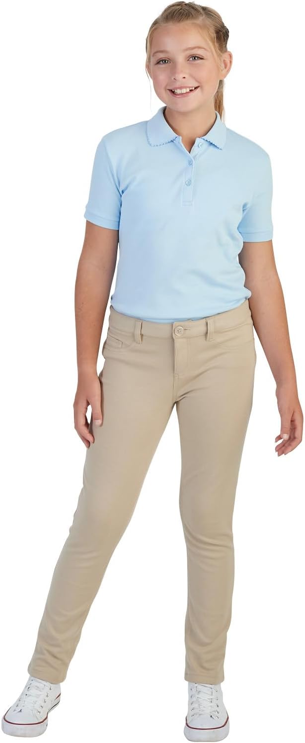 French Toast Mädchen Schuluniform, Hose Grösse: 4 Khaki, Gr&amp;
