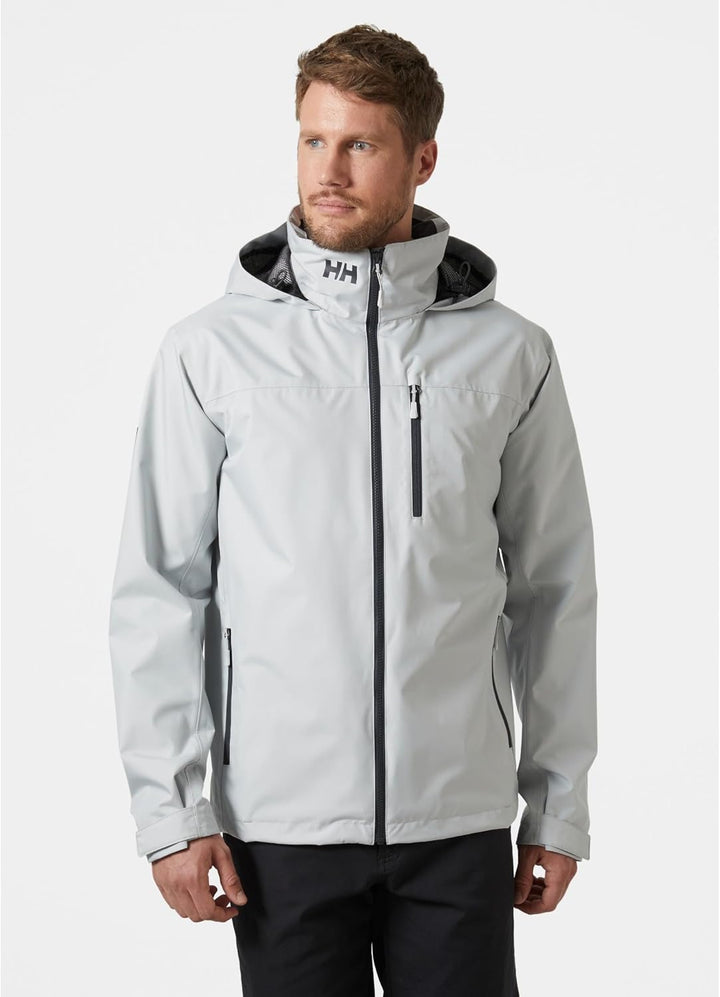 Helly Hansen Herren Crew Hooded Jacke Jacke (1er Pack) S Grauer Nebel 2.0, S Grauer Nebel 2.0