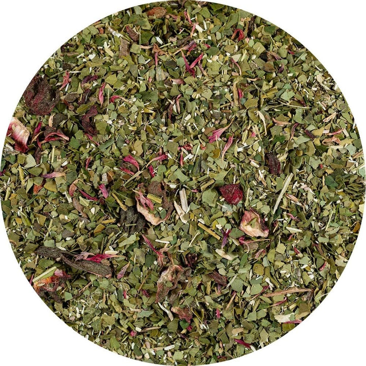 Mate Tee Set Verde Mate Lover's Kiss 400g - mit Mate Becher Toro 350ml, Bombilla und Zubehör - Brasi