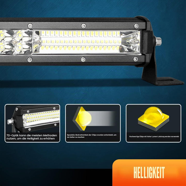 Willpower 20 Zoll 51CM 180W Led Arbeitsscheinwerfer Bar Flutlicht Spot Combo Led Scheinwerfer 12V 24