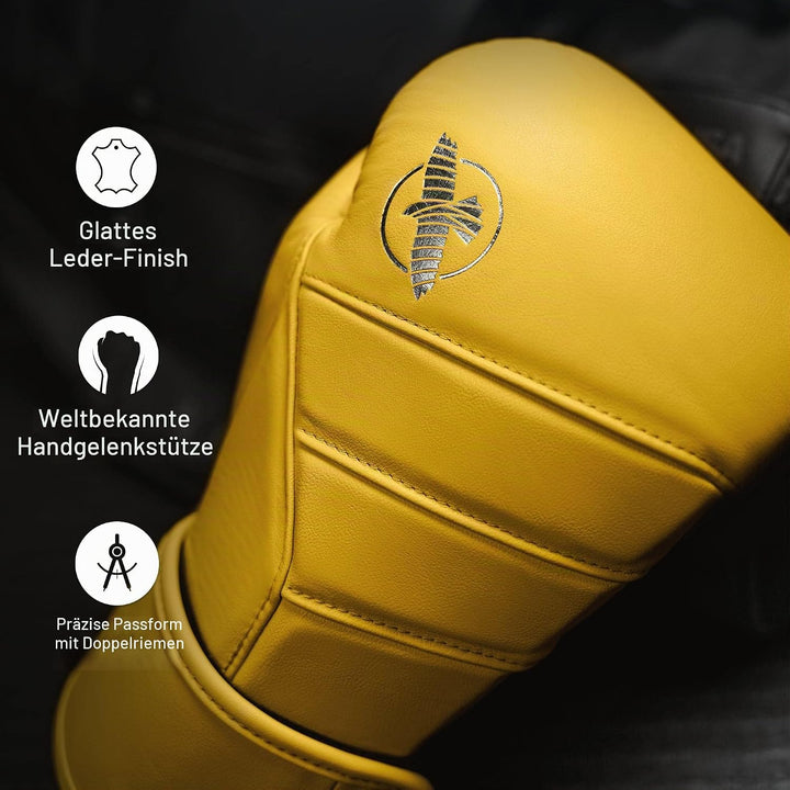 Hayabusa T3 Kanpeki Bokshandschoenen 12oz Tigergelb, 12oz Tigergelb