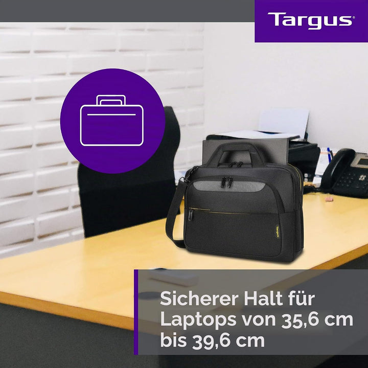 Targus TCG470GL CityGear 15-17,3" Topload Notebook-Tasche – Schwarz Topload 14-15,6", Topload 14-15,