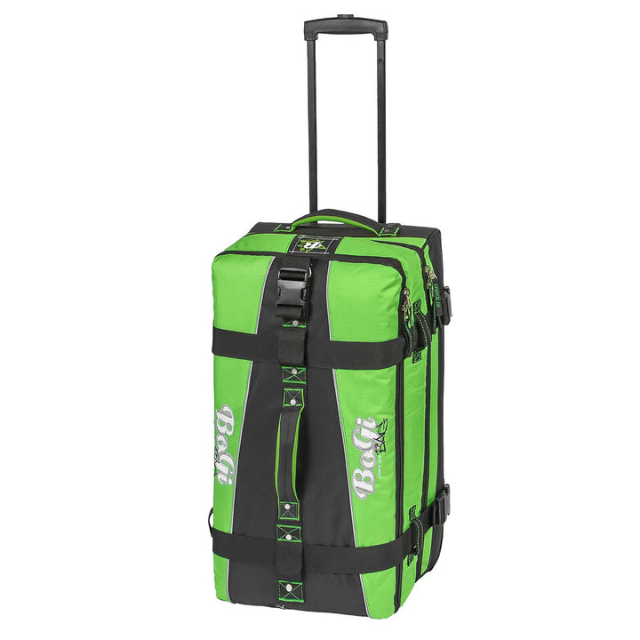 BoGi Bag Reisetrolley Koffer Schwarz Grün L, Schwarz Grün L