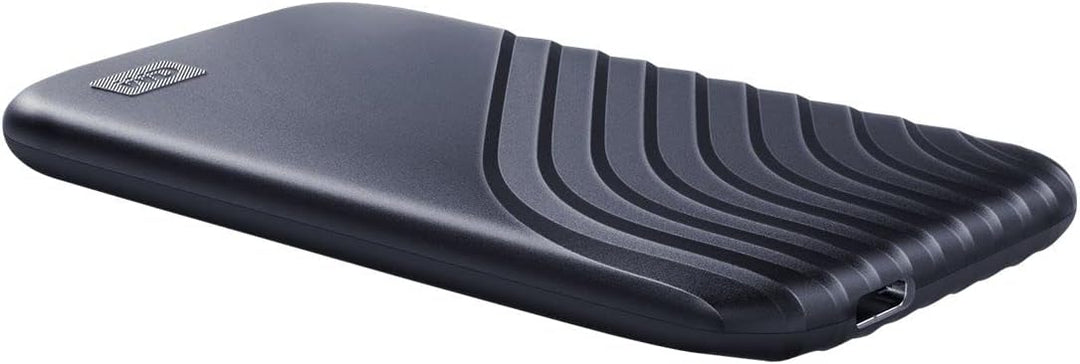 WD My Passport SSD 2 TB mobiler SSD Speicher (NVMe-Technologie, USB-C und USB 3.2 Gen-2 kompatibel,