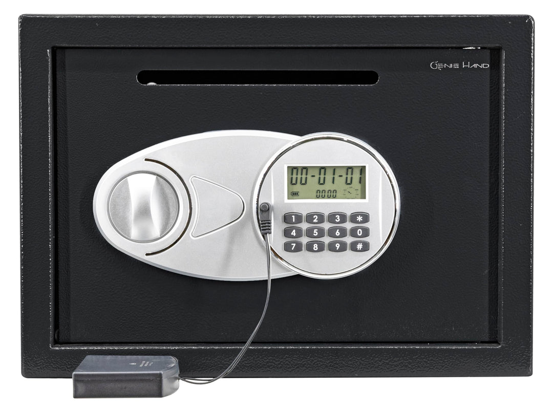 Genie Hand – Elektronischer Tresor Safe mit Einwurfschlitz – B-Klasse-Schloss – Anti-Bounce-Technolo