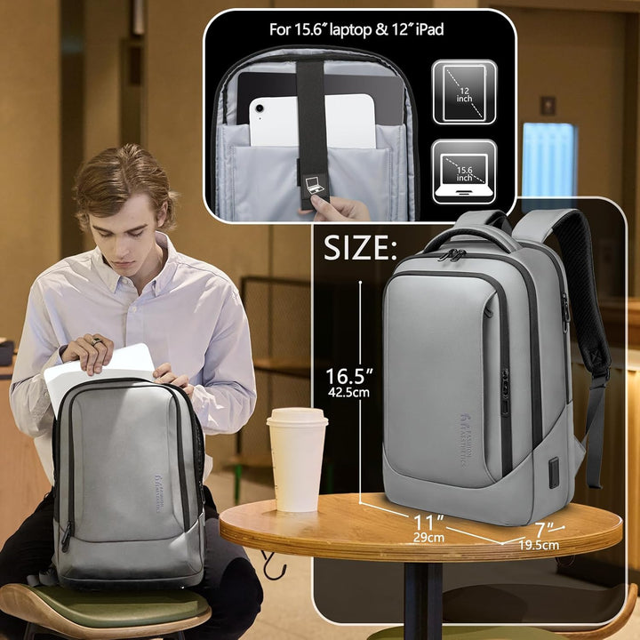 Laptop Business Rucksack Herren mit laptopfach mit USB-Ladeanschluss Diebstahlsicher Handgepäck Tage