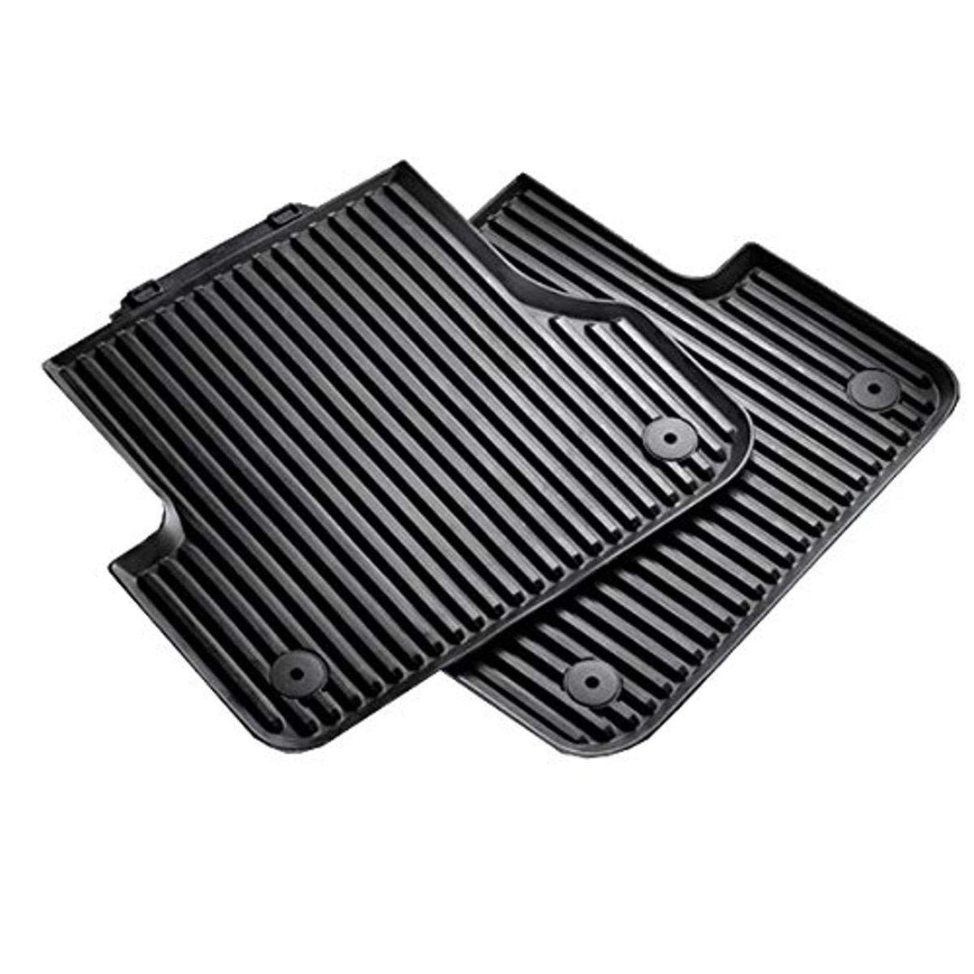 Audi 4H0061511041 Gummifussmatten Hinten, Schwarz, 2 Stück
