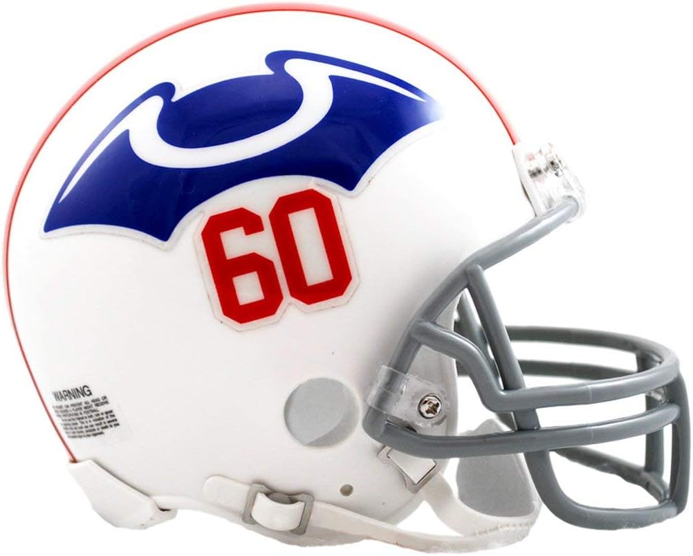 Riddell VSR4 Mini Football Helm - New England Patriots 1960