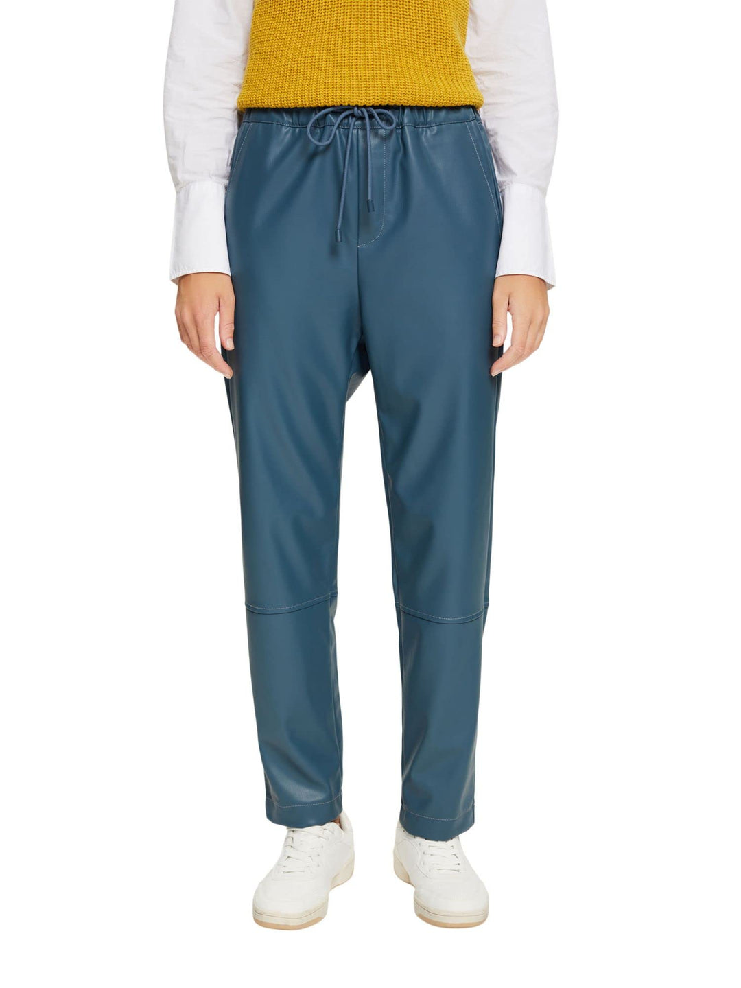 ESPRIT Damen Hose 44 450/Petrol Blue, 44 450/Petrol Blue