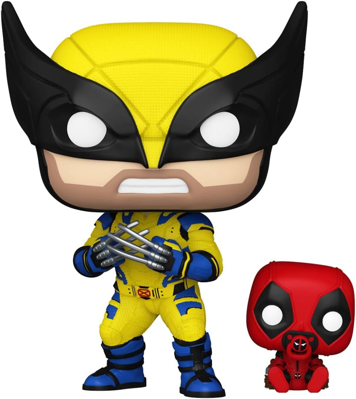 Funko Pop! & Buddy: Deadpool & Wolverine - Wolverine with Babypool - Vinyl-Sammelfigur - Geschenkide