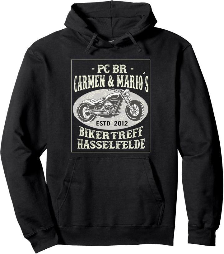 Carmen & Mario's Bikertreff Hasselfelde Pullover Hoodie