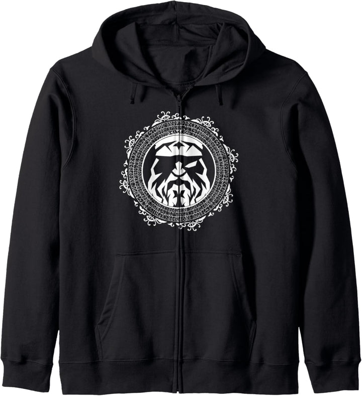 Wikinger Symbol Odin Nordisches Symbol Keltische Rune Gylphe Kapuzenjacke