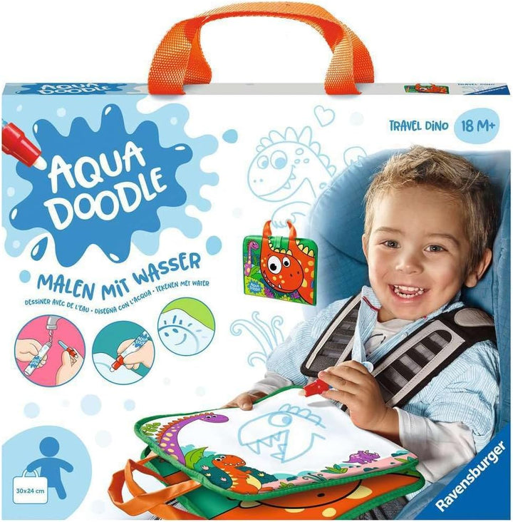 Ravensburger 4566 Aquadoodle Travel Dino - Erstes Malen für unterwegs - Fleckenfreier Malspass mit W