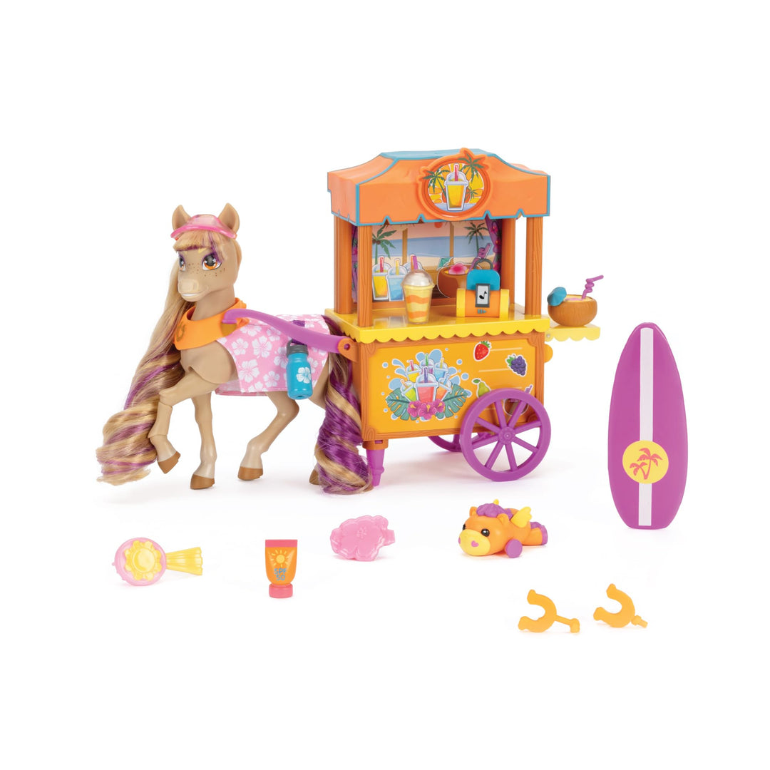 Jakks Pacific Wild Manes Pferdespielzeug für Mädchen, Bailey-Spielzeugpferd mit beweglichen Vorderbe