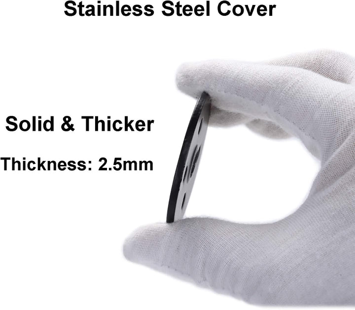 Qrity 4 Stück 15cm Möbelfüsse Edelstahl Schrankfüsse Möbelfüsse Verdicken für Sofa, Tisch, Schränke,