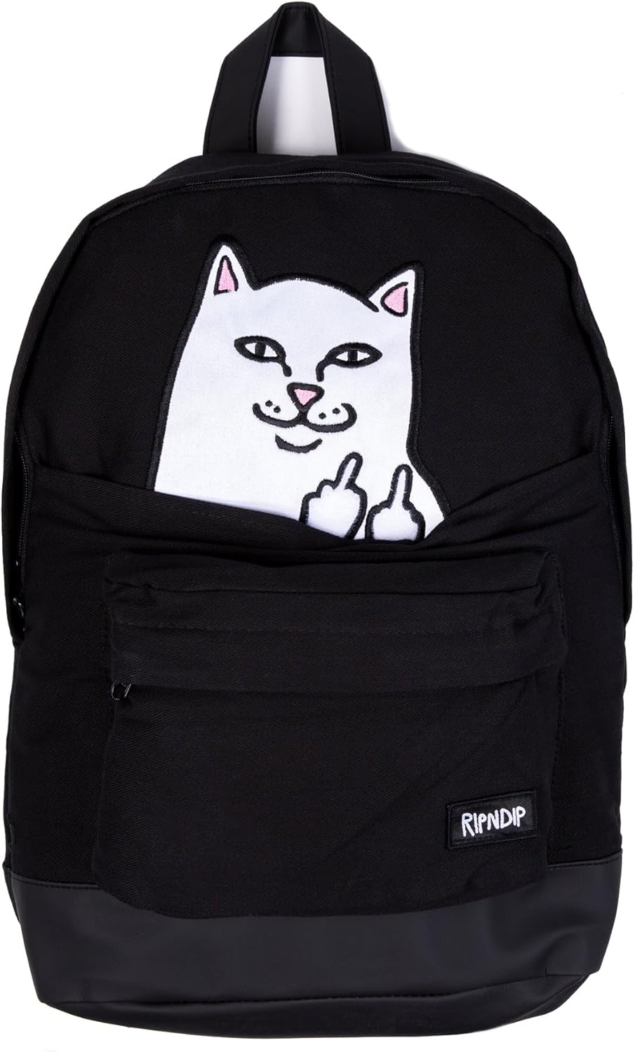 RIPNDIP Lord Nermal Rucksack mit abnehmbaren Händen, Schwarz, Schwarz, Laptop