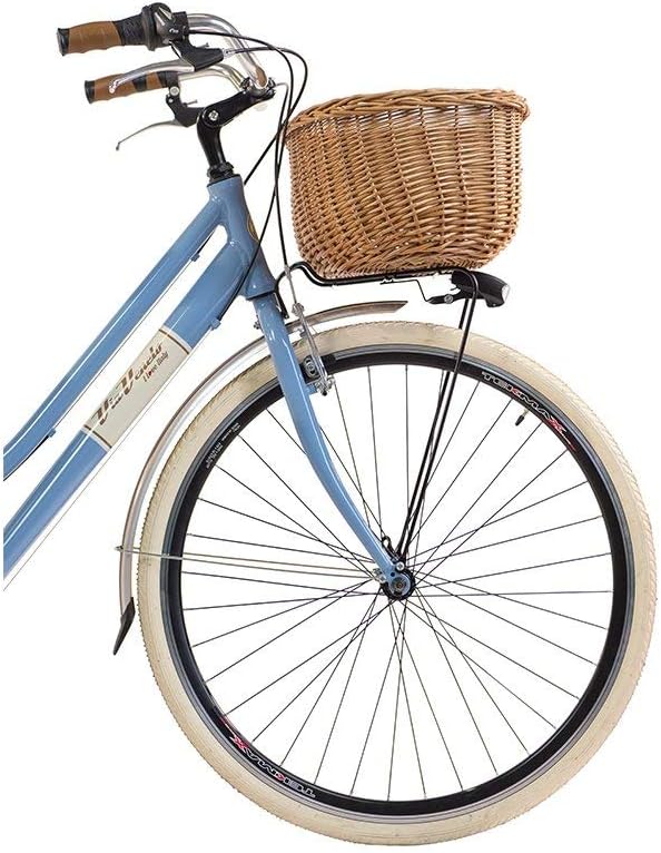 Via Veneto by Canellini Fahrrad Citybike CTB Damen Vintage Retro Via Veneto Aluminium Blau 50, Blau