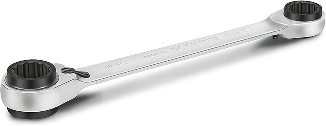 MATADOR Doppelring - Ratschenschlüssel 4in1 | SW 10, 13, 17, 19 mm | 120 Zähne | Multiratsche | 0184