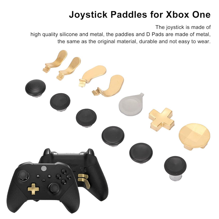 Metall-Joystick für Elite Series 2, Ersatz-Paddles, D-Pads, Gamecontroller-Teile, Zubehör für Xbox O