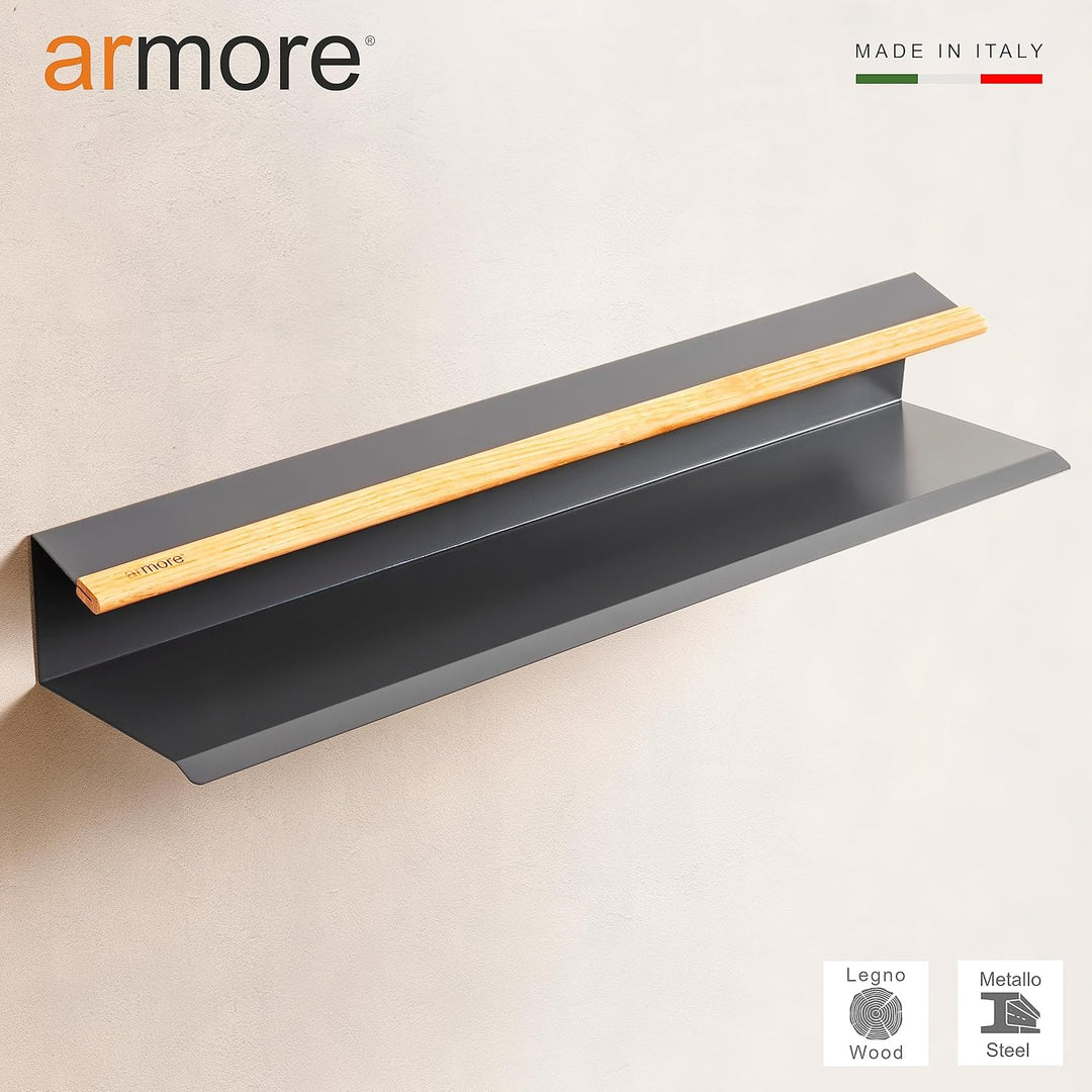 Armore Schuhregal, modern, platzsparend, schmal, zum Aufhängen an der Wand, Eingangsbereich, Metall,