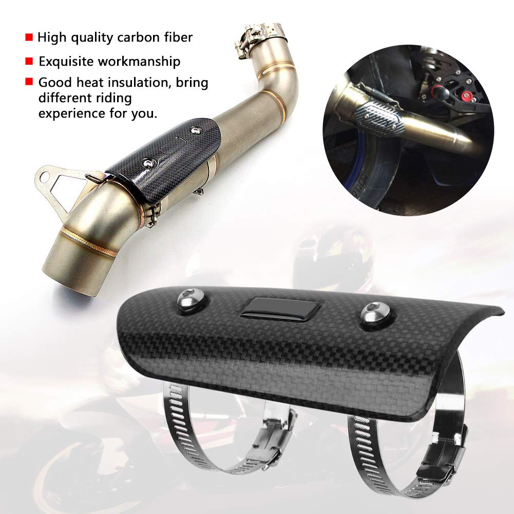 Exhaust Wrap-Motorrad Auspuff Rohr Hitzeschild Auspuff Hitzeschild Abdeckung Motorrad Universal Kohl