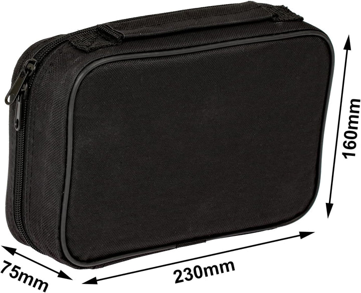 FunTomia Boccia Kugeln Set, Boule Kugeln mit 6X Metall-Kugeln 73mm, 720g, 1x Holz-Kugel, 1x Abstands