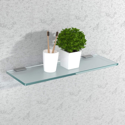 bijon Glasregal Glasablage Wandregal Glas Bad-Regal Glas Badezimmer Regal Badablage Ablageregal - 8m