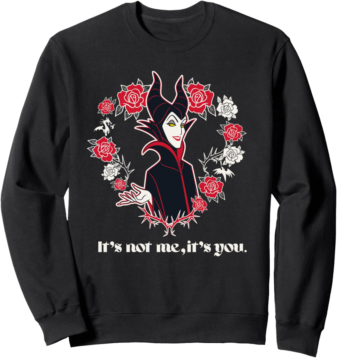 Disney Villains Maleficent Valentine, It's Not Me, It's You Sweatshirt