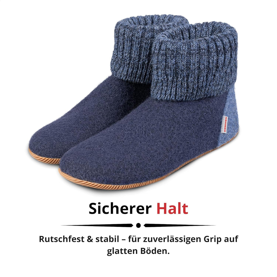 GIESSWEIN Unisex Wildpoldsried Hohe Hausschuhe 32 EU Ocean 588, 32 EU Ocean 588