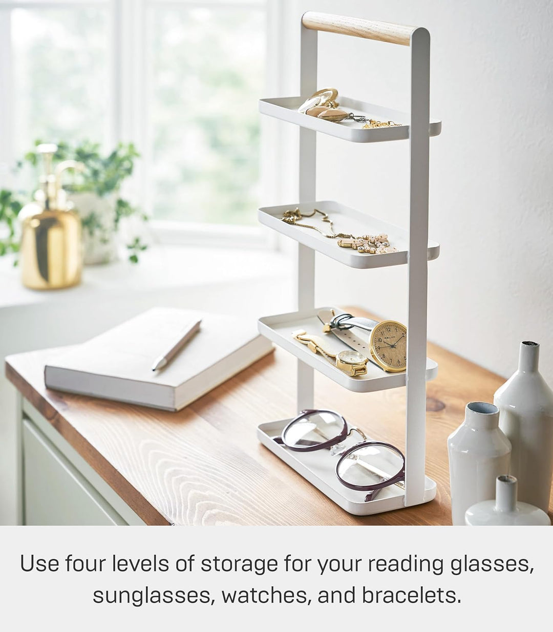Accessory tray 4 tiered - Tosca - White