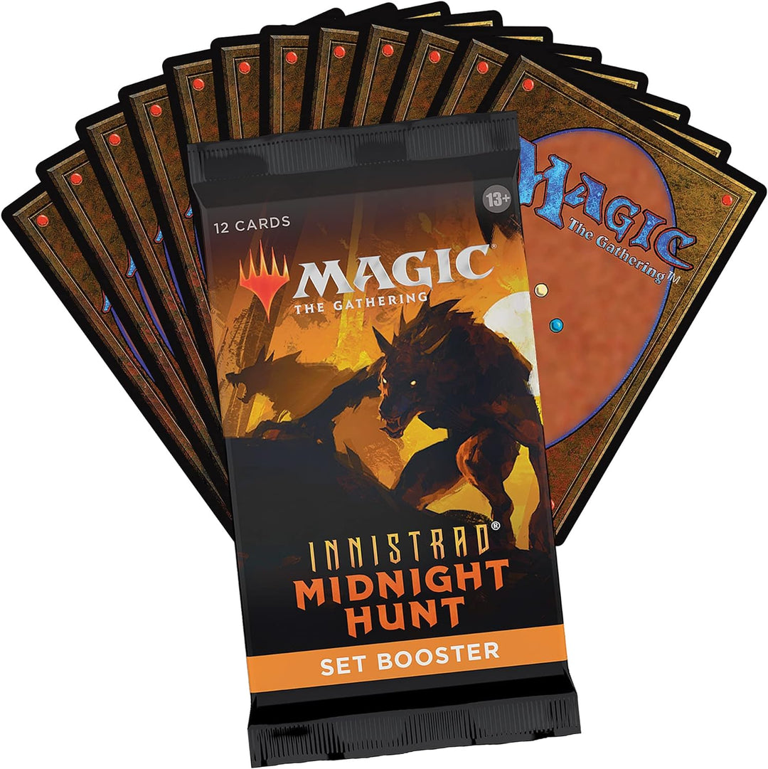 Wizards of the Coast C89530001 Innistrad: Mitternachtsjagd Set Booster Box Zubehör, Multicolor