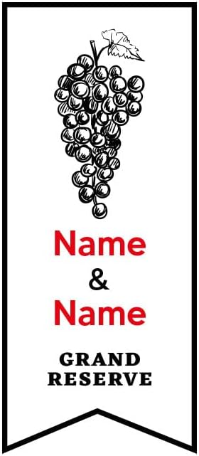 4-tlg Wein Geschenkset mit Gravur - Motiv Trauben - personalisiert - Inhalt 2x Weingläser 560 ml, 1x