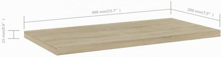 vidaXL 4X Bücherregal Brett Wandboard Wandregal Regal Regalboden Wand Board Ablage Hängeregal Schweb