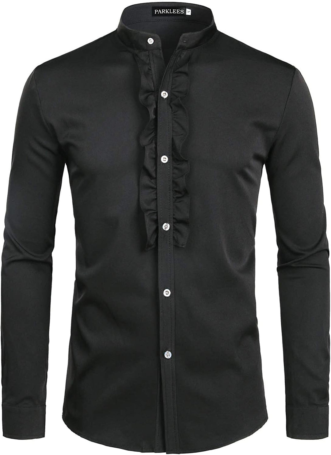 PARKLEES Herren-Smokinghemd, schmale Passform, langärmelig S Z69-black, S Z69-black