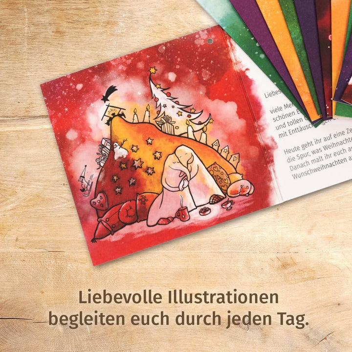 Paarzeit Adventskalender 2025 für Paare – 24 Erlebnisse für echte Verbundenheit, Geschenk für Erwach