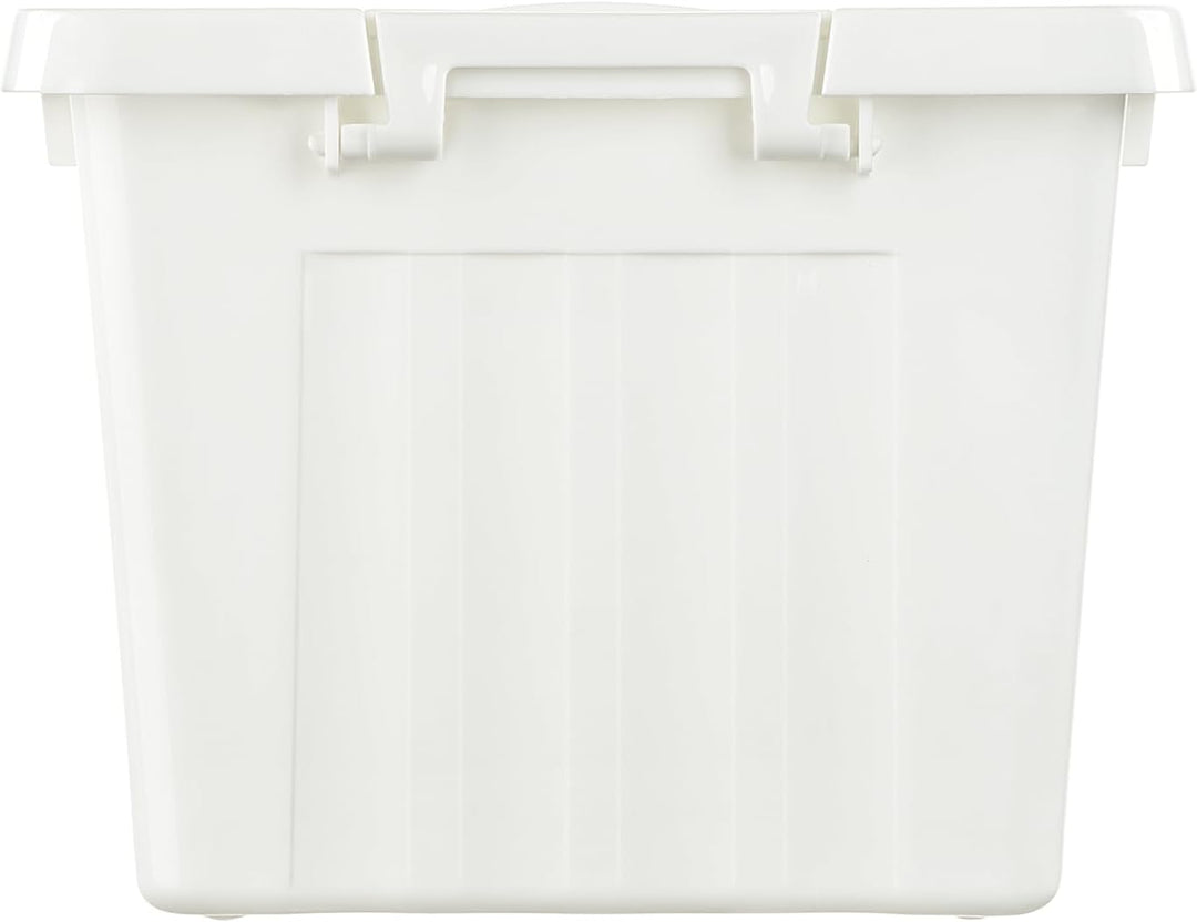 Cetomo,15L,6er-Pack, Aufbewahrungsbox mit deckel,Aufbewahrungsboxen, mit Clips, stapelbar, Wohnzimme