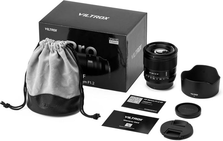VILTROX 56mm F1.2 Pro XF,AF 56mm f1.2 Fuji X-Mount Autofokus APS-C Objektiv für Fuji X-Pro2 X-Pro3 X