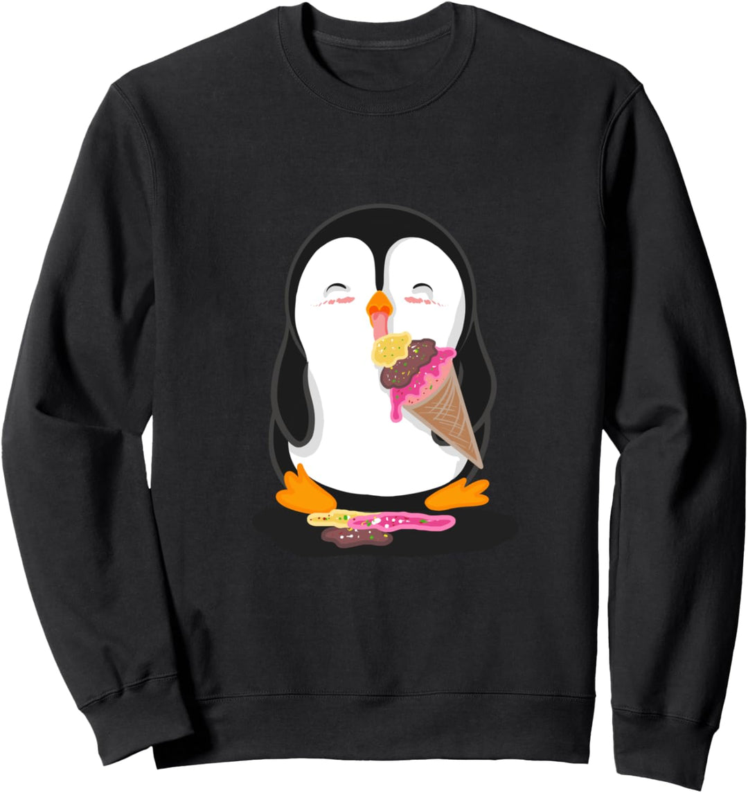 Pinguin isst Eis Sweatshirt