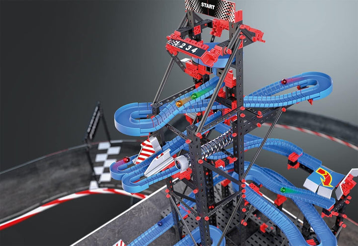 fischertechnik 564070 Kugelbahn Marble Competition – Bausatz für Kinder ab 8 Jahren, Lernspielzeug f