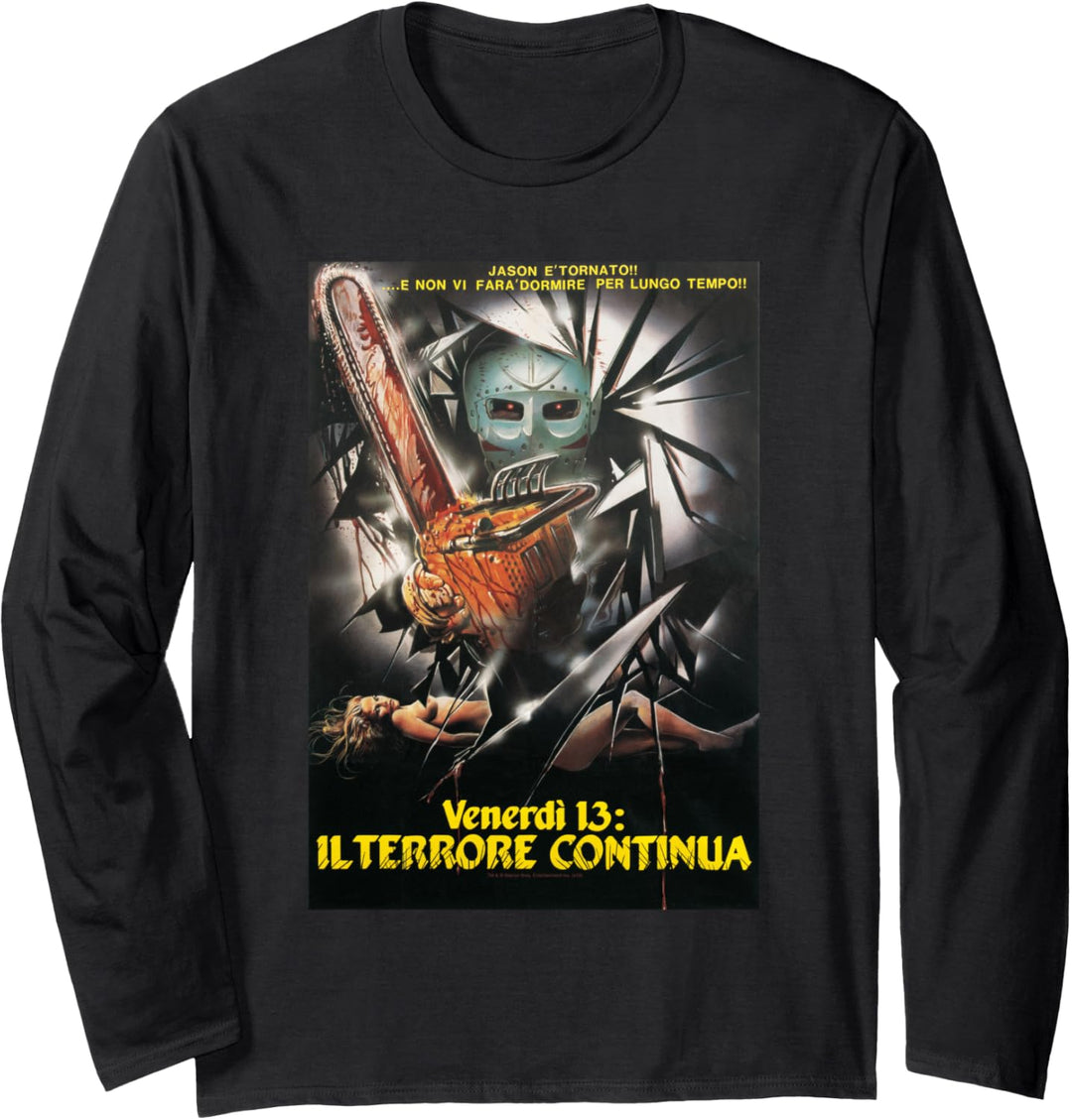 Friday the 13th Venerdi 13 Poster Langarmshirt