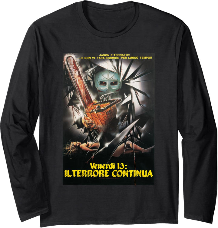 Friday the 13th Venerdi 13 Poster Langarmshirt