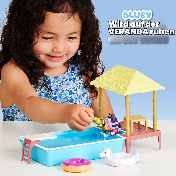 Bluey BLY22000 Playset Pool, bunt, Talla única