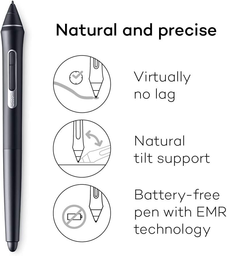 Wacom Cintiq 16 Kreativ-Stift-Display Tablet (zum Skizzieren, Illustrieren & Zeichnen direkt auf dem