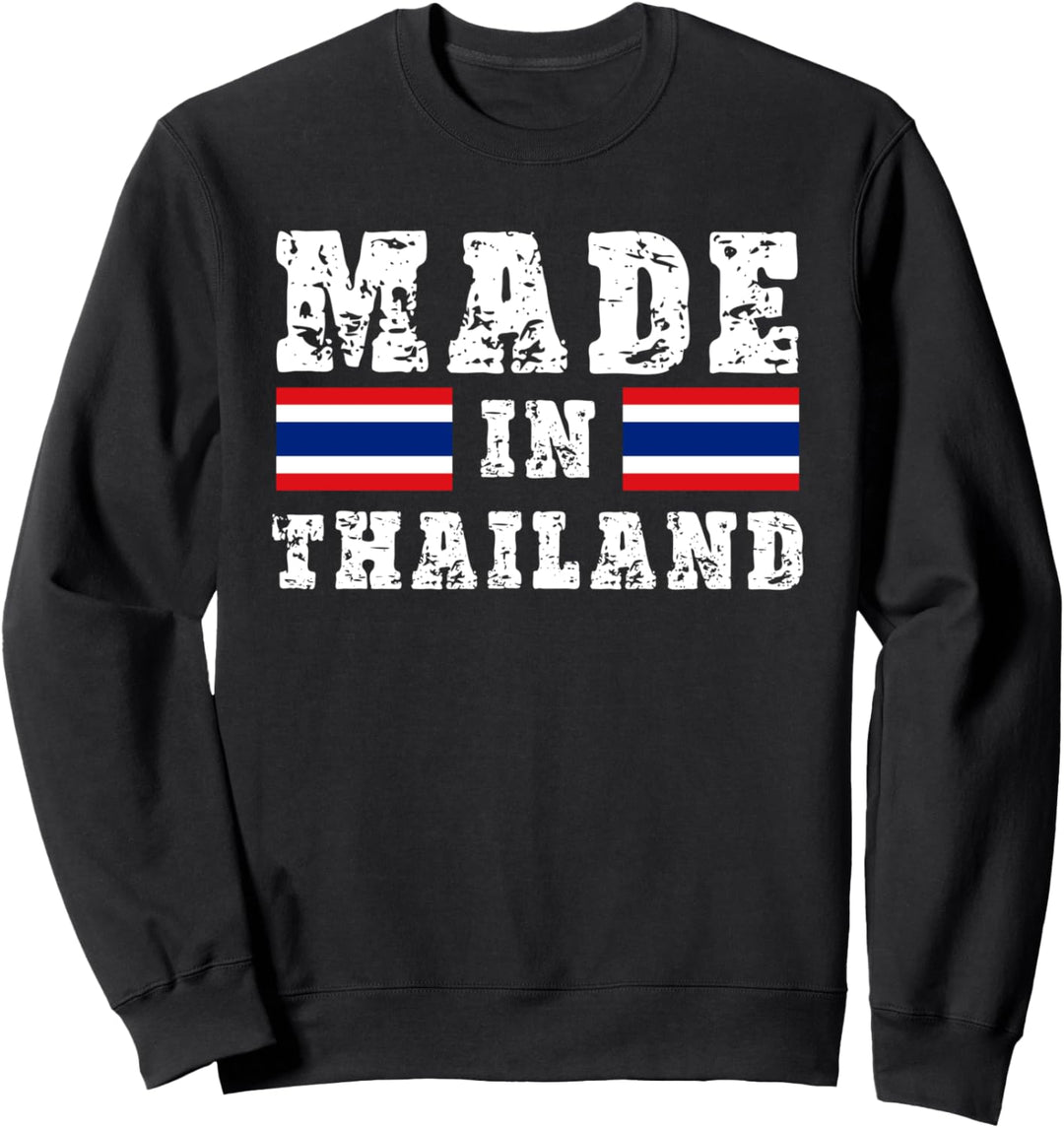 Hergestellt in Thailand | Thailand | Flagge Thailand Sweatshirt