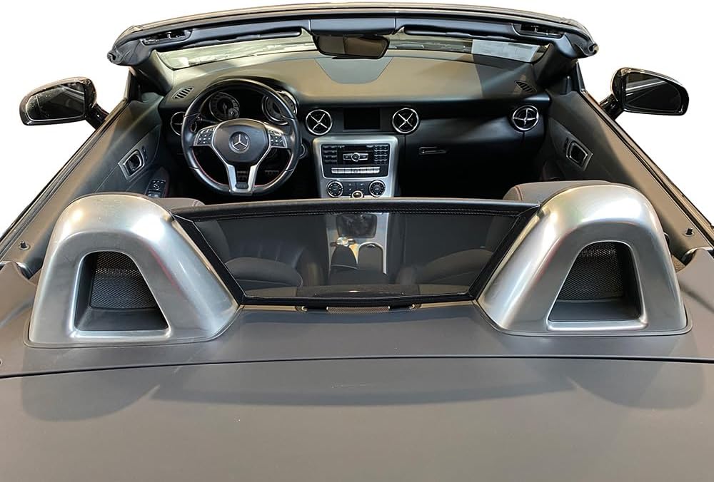Aperta Windschott passend für Mercedes-Benz SLC,SLK R172 100% Passgenau OEM Qualität Schwarz Windsto