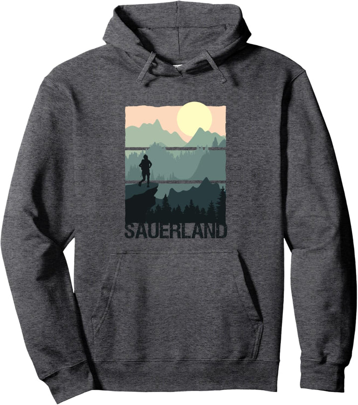 Sauerland Woll Dorfkind Biken Wandern Ski Pulle Winterberg Pullover Hoodie