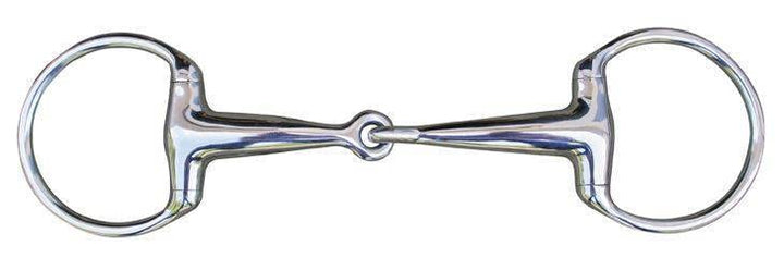 HKM 9872 Olivenkopfgebiss, Gebiss einfach gebrochen, massives Edelstahl, 18 mm S Die Farbe ist nicht